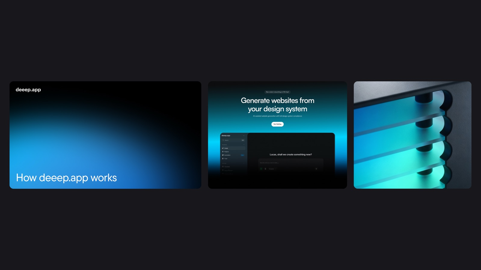 Team workspace in deeep.app